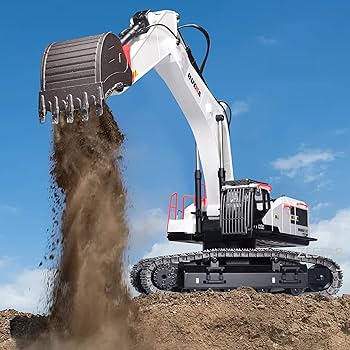 ショベルカー ラジコン 掘削機 2.4GHz無線 23CHパワーショベル Amazon.co.jp: 億騰 最新型 全合金強化版 ショベルカー ラジコン